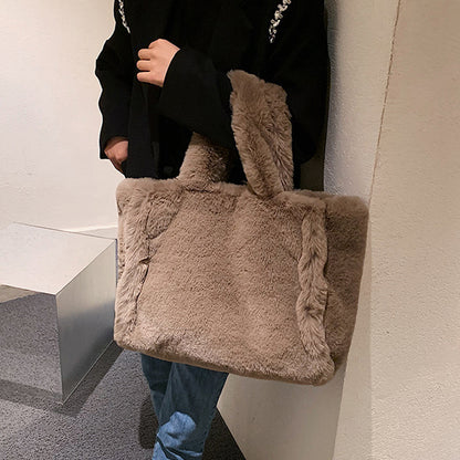 Fluffy Hand Bag For Women